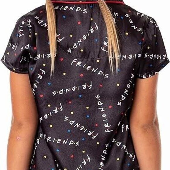 ❤️❤️ Warner Bros. Friends Girls 3pc Pajama Set Size 12 NWT - Picture 6 of 7